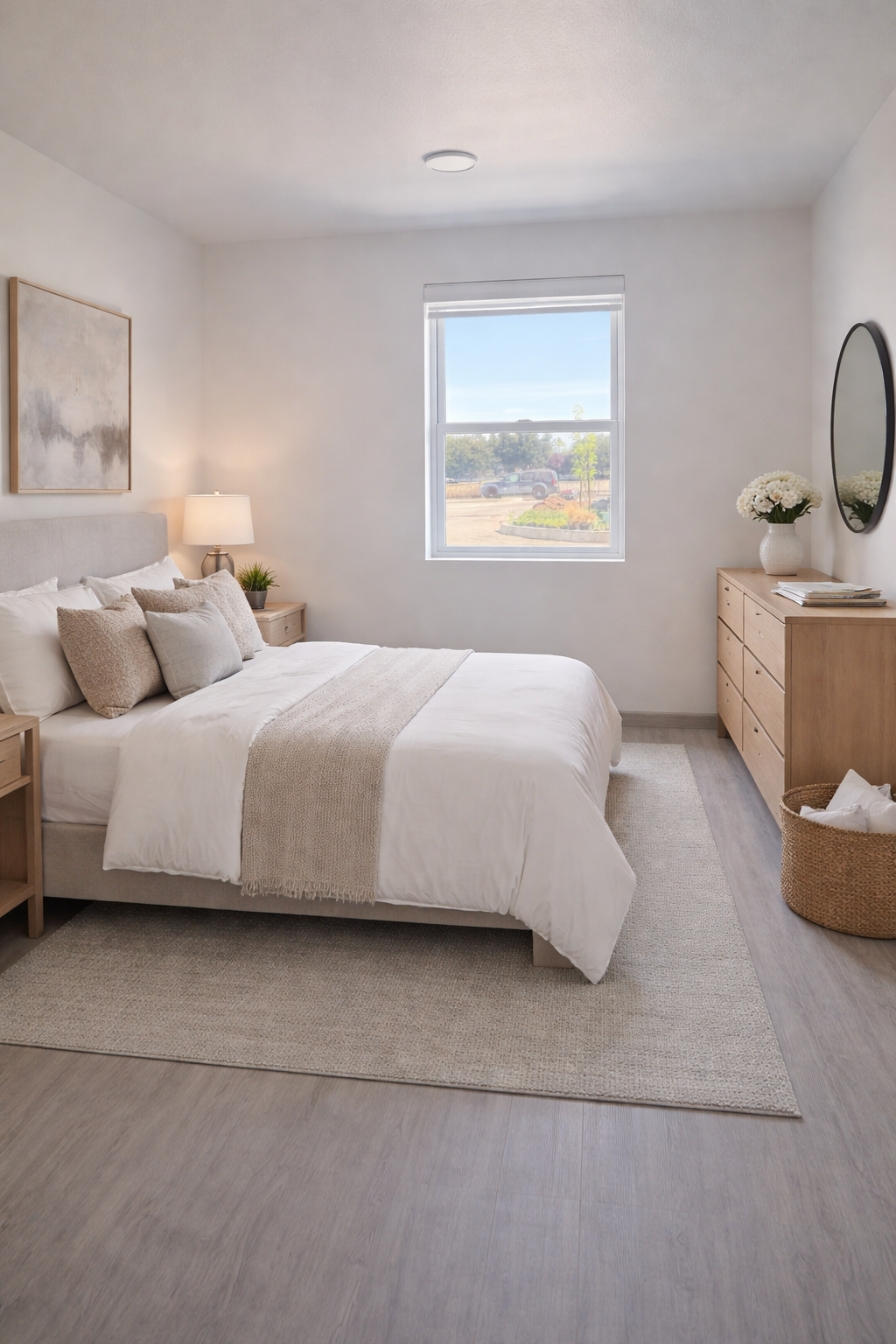 Bedroom l Dhillon Villas Apartments. in Manteca, CA